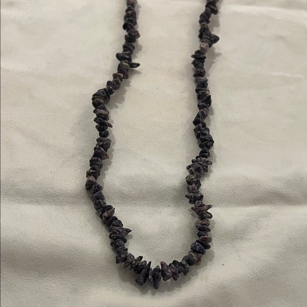 Purple Stone Necklace